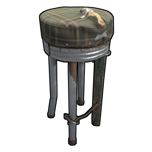 Металлический барный стул в Rust — характеристики и крафт