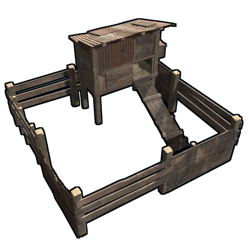 Курятник в Rust — характеристики и крафт