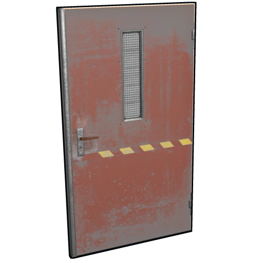 Индустриальная гермодверь в Rust — характеристики и крафт
