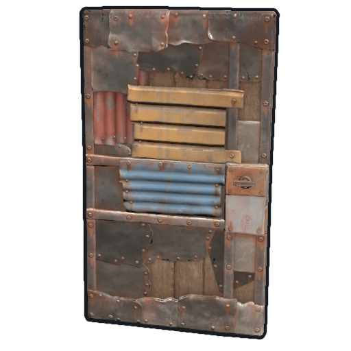 Дверь из листового металла в Rust — характеристики и крафт