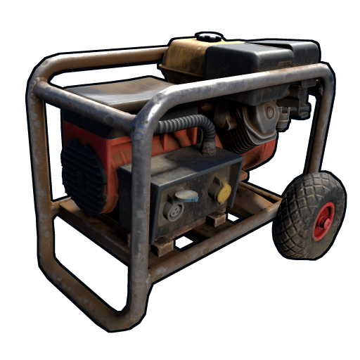Малый топливный генератор в Rust — характеристики и крафт