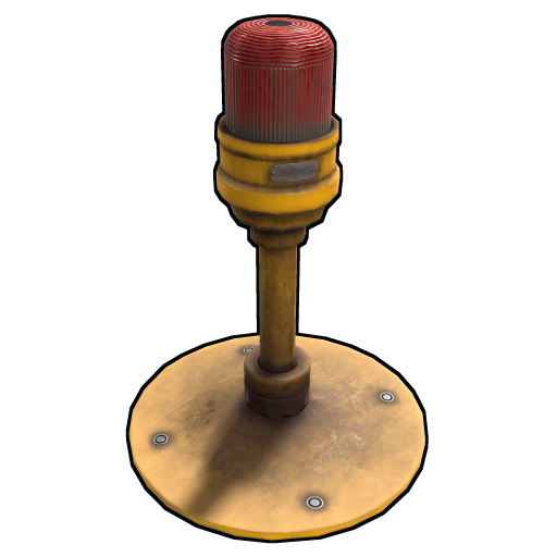 Сирена с мигалкой в Rust — характеристики и крафт