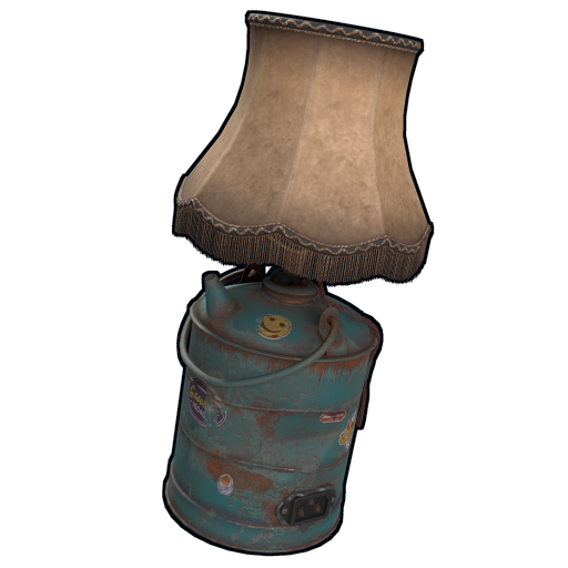 Настольная лампа в Rust — характеристики и крафт