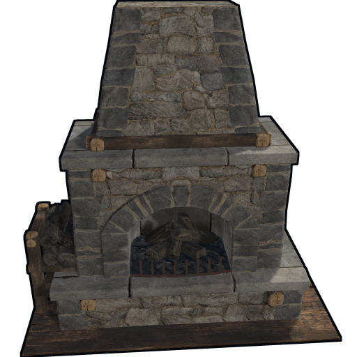 Камин Каменный в Rust — характеристики и крафт