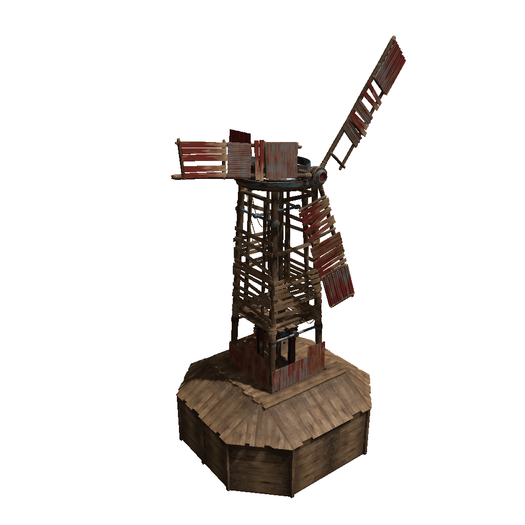 Ветрогенератор из металлолома в Rust — характеристики и крафт