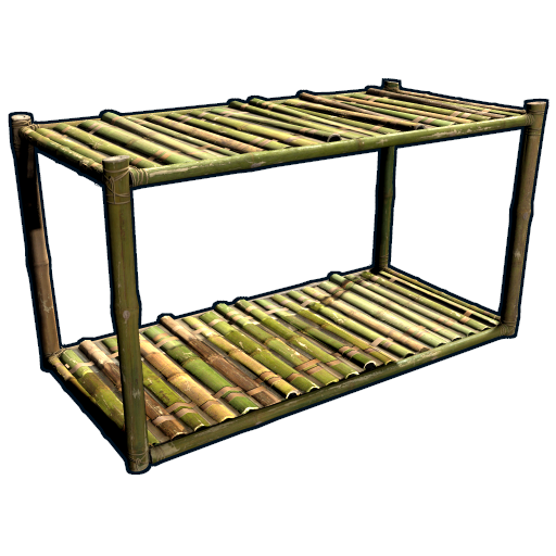 Низкие бамбуковые полки в Rust — характеристики и крафт