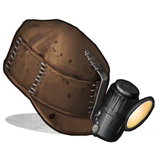 Шахтерская каска с фонарем в Rust — характеристики и крафт