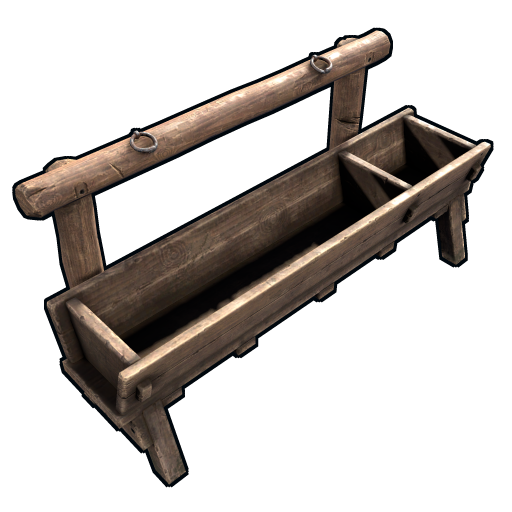 Коновязь с кормушкой в Rust — характеристики и крафт