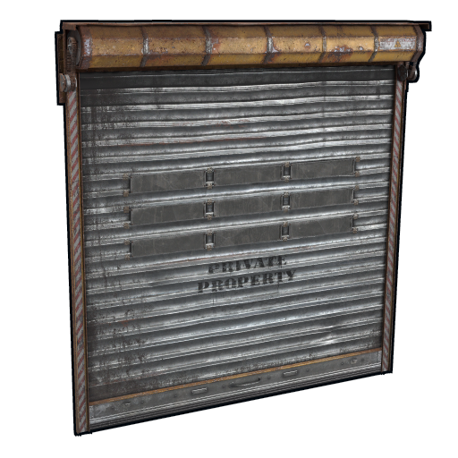 Индустриальные гаражные ворота в Rust — характеристики и крафт