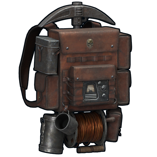 Большой военный рюкзак в Rust — характеристики и крафт