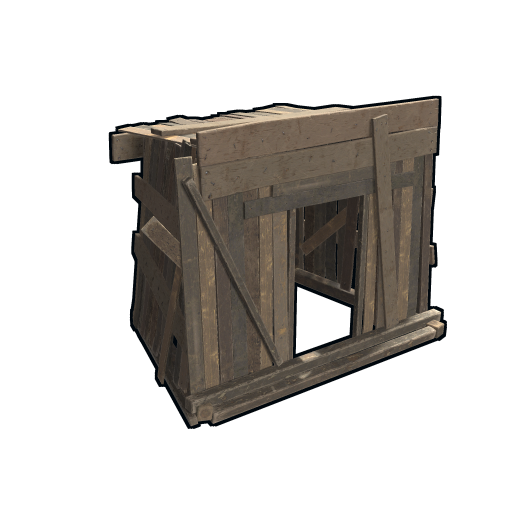 Классическое деревянное убежище в Rust — характеристики и крафт