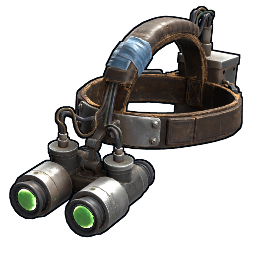 Очки ночного видения (ПНВ) в Rust — характеристики и крафт