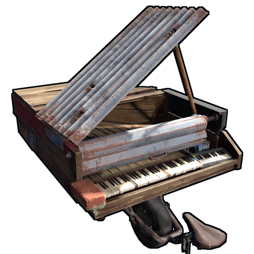 Пианино в Rust — характеристики и крафт
