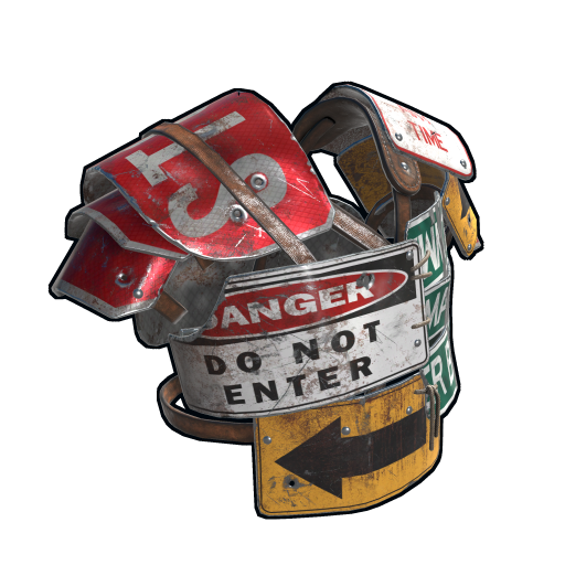 Куртка из дорожных знаков в Rust — характеристики и крафт