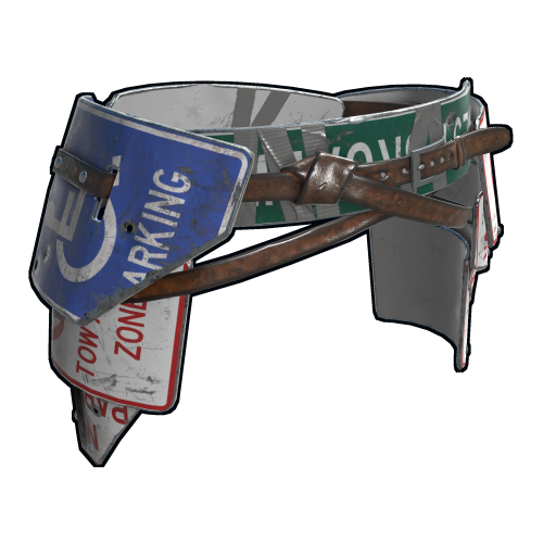 Юбка из дорожных знаков в Rust — характеристики и крафт