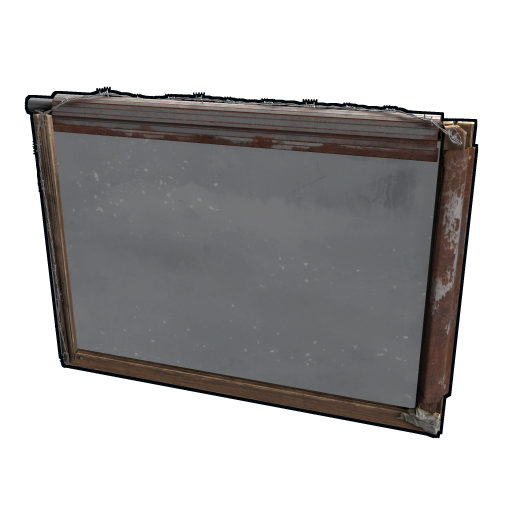 Большое зеркало из металлолома в Rust — характеристики и крафт