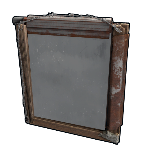 Малое зеркало из металлолома в Rust — характеристики и крафт