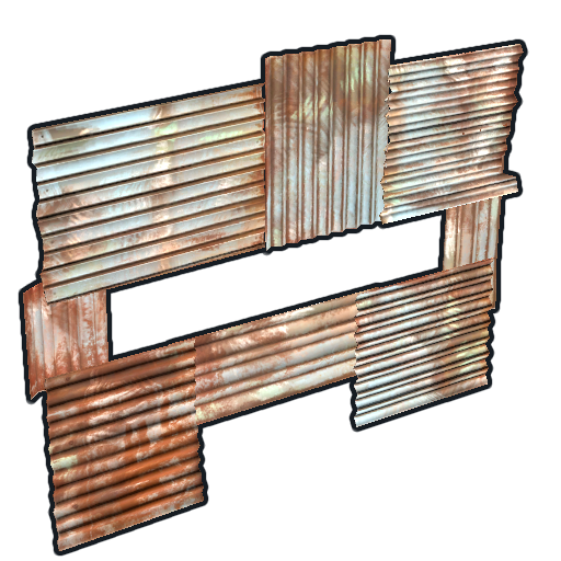 Металлические бойницы в Rust — характеристики и крафт