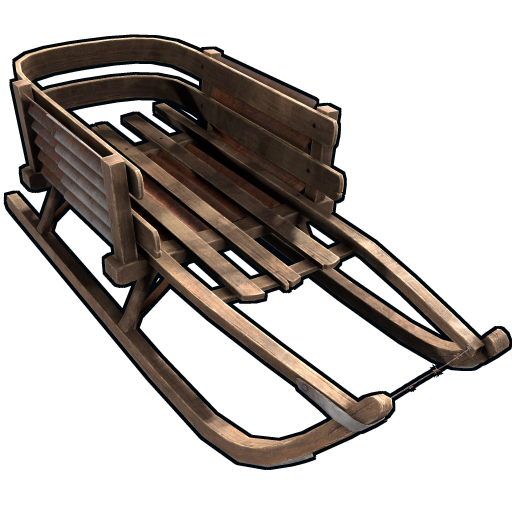 Сани в Rust — характеристики и крафт
