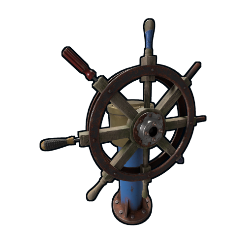 Штурвал корабля в Rust — характеристики и крафт