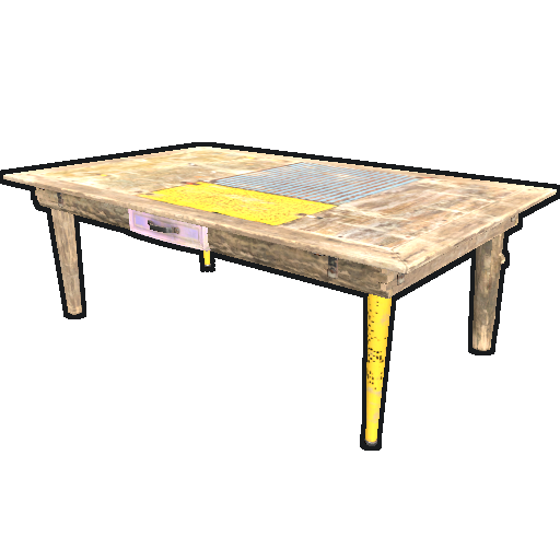 Стол в Rust — характеристики и крафт