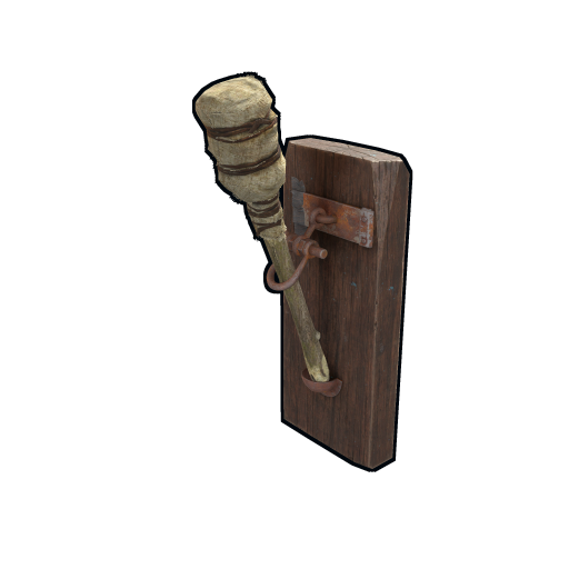 Настенный держатель для факела в Rust — характеристики и крафт