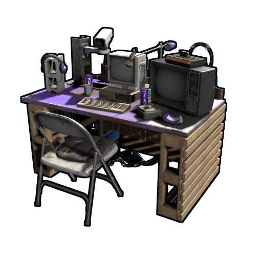 Компьютерный стол Твич Райвалс в Rust — характеристики и крафт