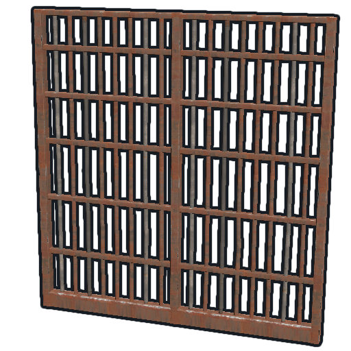 Тюремная решетка в Rust — характеристики и крафт
