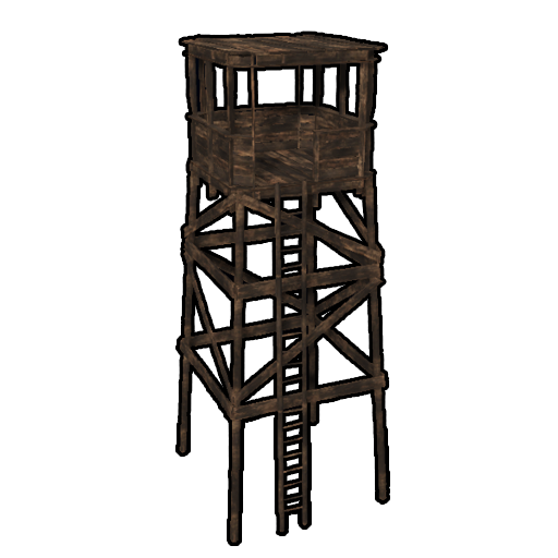 Деревянная сторожевая вышка в Rust — характеристики и крафт