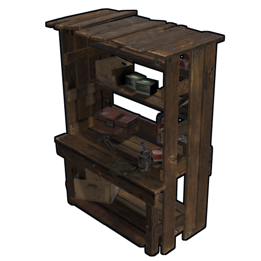 Верстак 1-го уровня в Rust — характеристики и крафт